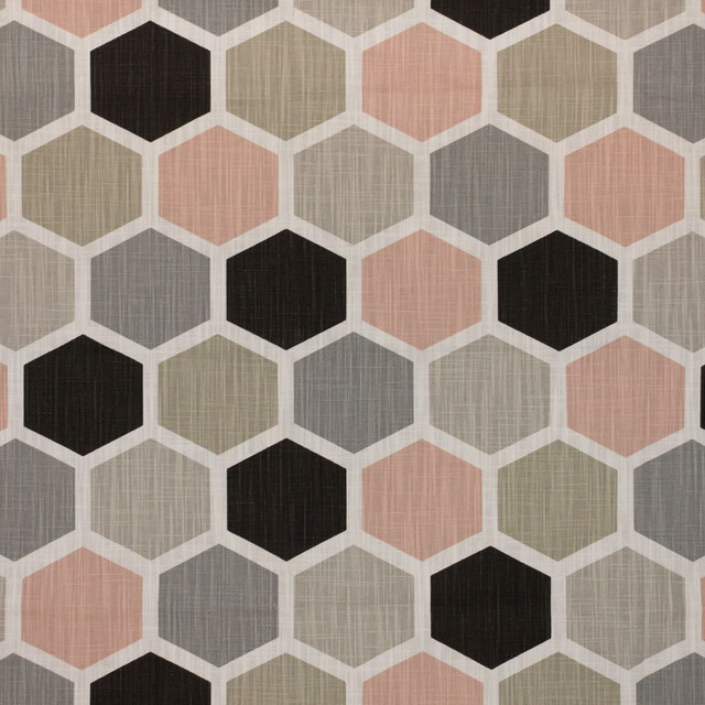 Hexum Blush by RM CoCo Designer Fabric Inspired Living Vol 15 100% Cotton See Sample 30000 Horizontal: 26.5 and Vertical: 24.75 54 - Swanky Fabrics -