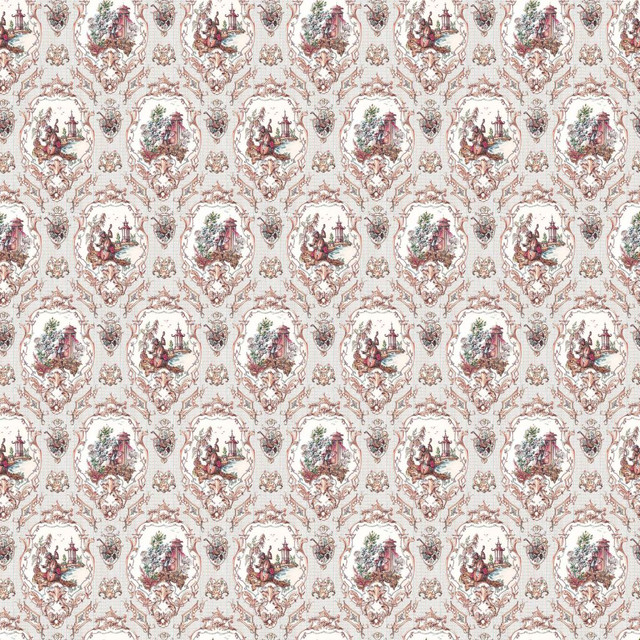 Les Singes Musiciens Orchestra Document by RM CoCo Designer Fabric Painter's Palette Cadmium Orange to Purple Lake See Sample 0 Horizontal: 18 and Vertical: 36 0 - Swanky Fabrics -