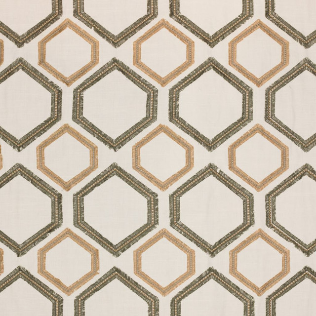 Fringe Benefits Bluestone by RM CoCo Designer Fabric 2018 Spring - Prive Collection 41% Cotton 35% Viscose 16% Linen 8% Polyester See Sample 0 Horizontal: 8.5 and Vertical: 9.25 54 - Swanky Fabrics -