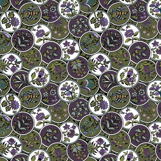 Cloisonné Concord by RM CoCo Designer Fabric ColorWorks Fall 2021 RM Studio See Sample 0 Horizontal: 6.75 and Vertical: 6.75 0 - Swanky Fabrics -