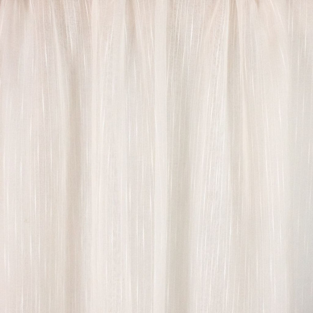 Yazoo Sebring White by RM CoCo Designer Fabric Sheer Indulgence Regular Book 100% Polyester See Sample 0 Horizontal: 4.125 and Vertical: 0 110 - Swanky Fabrics -