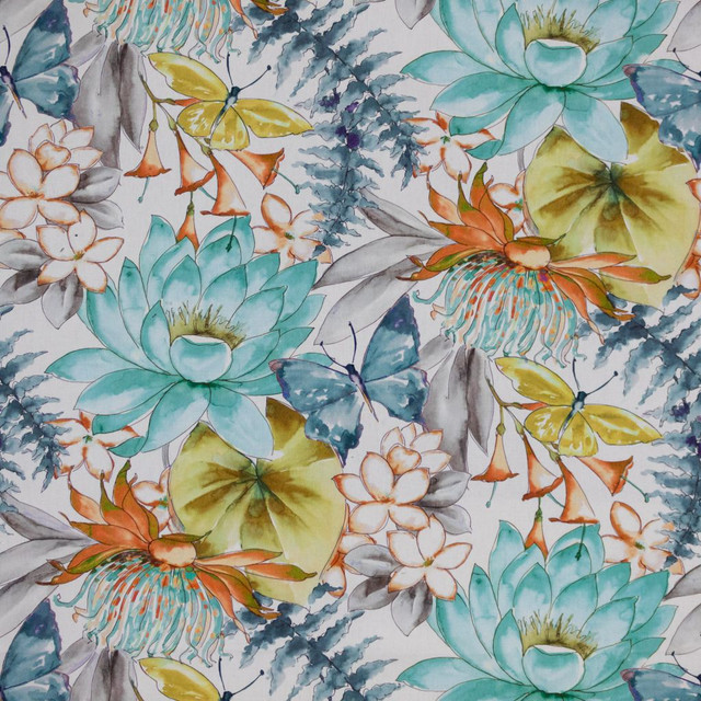 Kapalua Nectar by RM CoCo Designer Fabric Inspired Living Vol 14 100% Cotton See Sample 30000 Horizontal: 27.16 and Vertical: 23.75 55 - Swanky Fabrics -