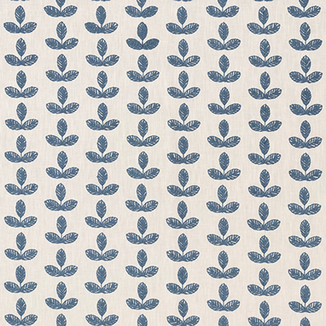 Charlotte Chambray by Carole Designer Fabric English Garden Base: 52% Polyester, 48% Cotton Embr: 100% Cotton 60,000 Wyzenbeek Double Rubs 1 1/2" V, 3 7/8" H 54*" - Swanky Fabrics -