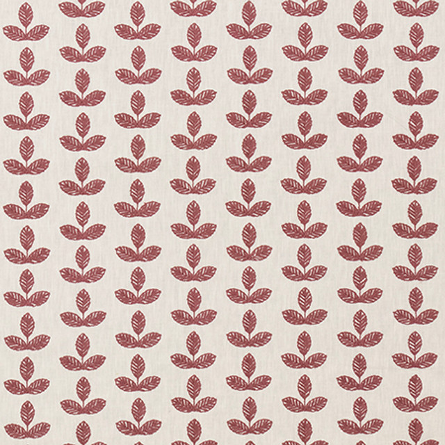 Charlotte Cranberry by Carole Designer Fabric English Garden Base: 52% Polyester, 48% Cotton Embr: 100% Cotton 60,000 Wyzenbeek Double Rubs 1 1/2" V, 3 7/8" H 54*" - Swanky Fabrics -