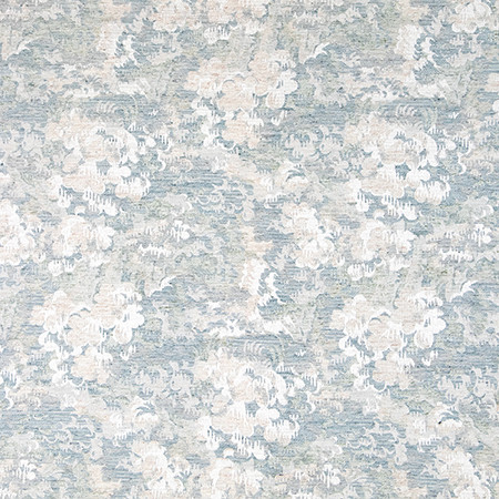 Beauty Blooms Celadon by Carole Designer Fabric Form & Texture 82% Polyester, 13% Linen, 5% Cotton 9,000 Wyzenbeek Double Rubs 22" V, 14" H 54" - Swanky Fabrics -