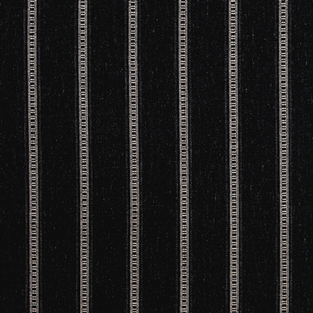 Long Haul Onyx by Carole Designer Fabric Go West 89% Polyester, 7% Cotton, 4% Linen 51,000 Wyzenbeek Double Rubs 3/8" V, 2 5/8" H 56" - Swanky Fabrics -