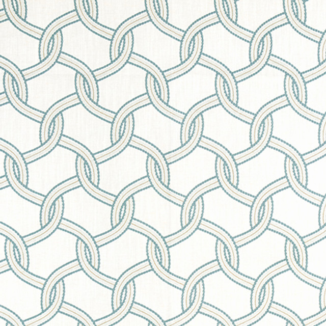 Stay Seated Atlantic by Carole Designer Fabric Well Suited Base: 67% Cotton, 33% Polyester Embr: 100% Polyester 21,000 Wyzenbeek Double Rubs 6 1/4" V, 5 1/4" H 53*" - Swanky Fabrics -