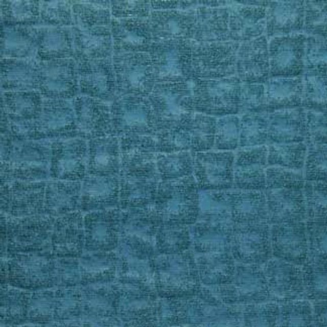 Lizard Luxe Blue Water 4037411000 by Carole Designer Fabric Exclusive Deco Divine 52% Polyester, 48% Rayon USA H: 12-3/4"V, 13-3/4"H 54" Minimum (See sample for specifics) - Swanky Fabrics- Carole Exclusive