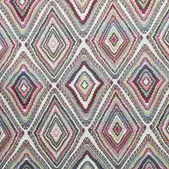 Tribal Dance Spectrum 7114611000 by Carole Designer Fabric Exclusive Emblazon 61% Rayon, 39% Polyester USA H: 10-1/4"V, 13-1/2"H 54" Minimum (See sample for specifics) - Swanky Fabrics- Carole Exclusive