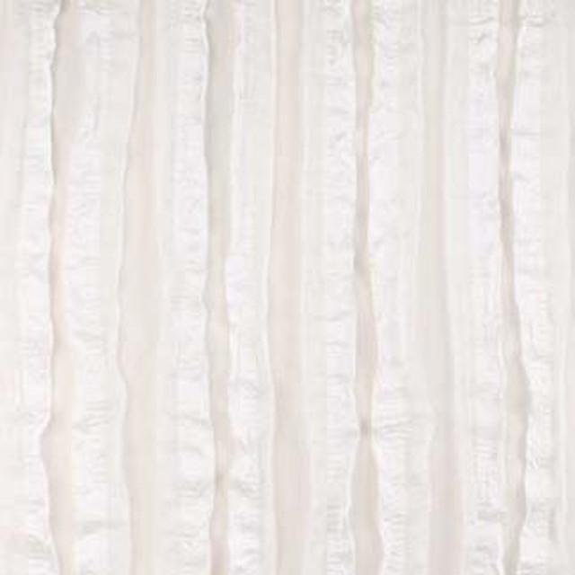 Dyer Winter White 1604911002 by Carole Designer Fabric Exclusive Sheer Bliss 100% Polyester-Heatset Turkey H: 4"H 118" Minimum (See sample for specifics) - Swanky Fabrics- Carole Exclusive