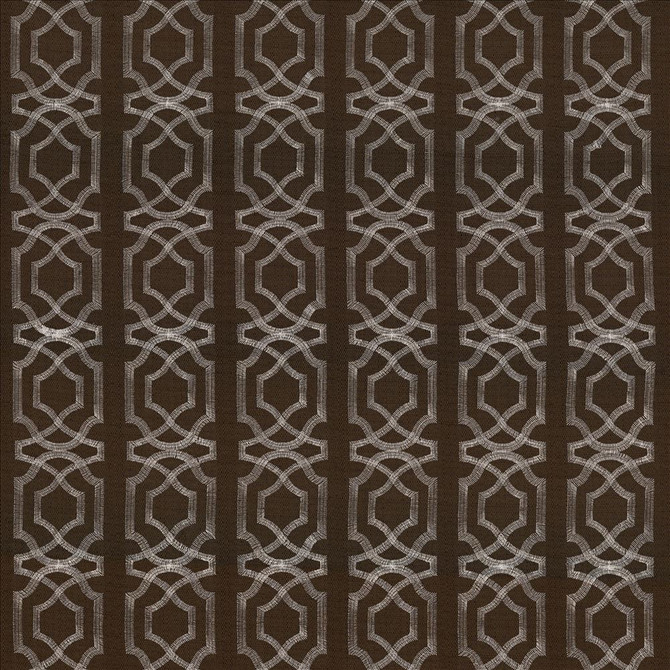 Abacot Chocolate  by Kasmir Designer Fabric 5068 100% Polyester
Embroidery
100% Polyester
 CHINA Not Tested Horizontal: 3 4/8 inches and Vertical: 3 6/8 inches 55  - Swanky Fabrics -