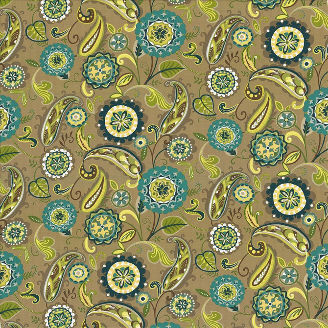 Abberley Nile by Kasmir Designer Fabric 1436 100% Cotton
 INDONESIA </p><p>Repeat: Horizontal: 54 inches and Vertical: 27 inches 54 - 55 - Swanky Fabrics -
