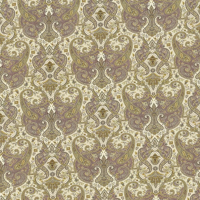 Beaudelaire Plum  by Kasmir Designer Fabric 5064 100% Cotton
 PERU 42,000 Wyzenbeek Double Rubs Horizontal: 27 inches and Vertical: 27 inches 54  - Swanky Fabrics -