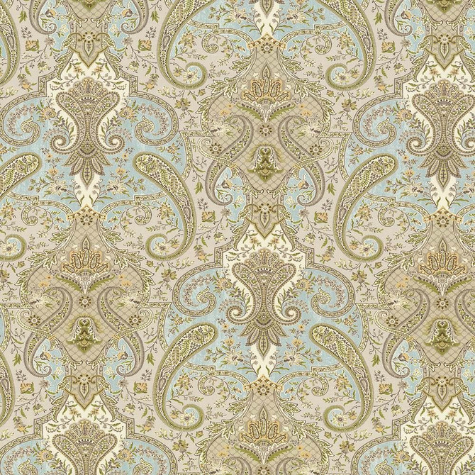 Beaudelaire Shitake by Kasmir Designer Fabric 5065 100% Cotton
 PERU </p><p>Repeat: Horizontal: 27 inches and Vertical: 27 inches 54 - Swanky Fabrics -
