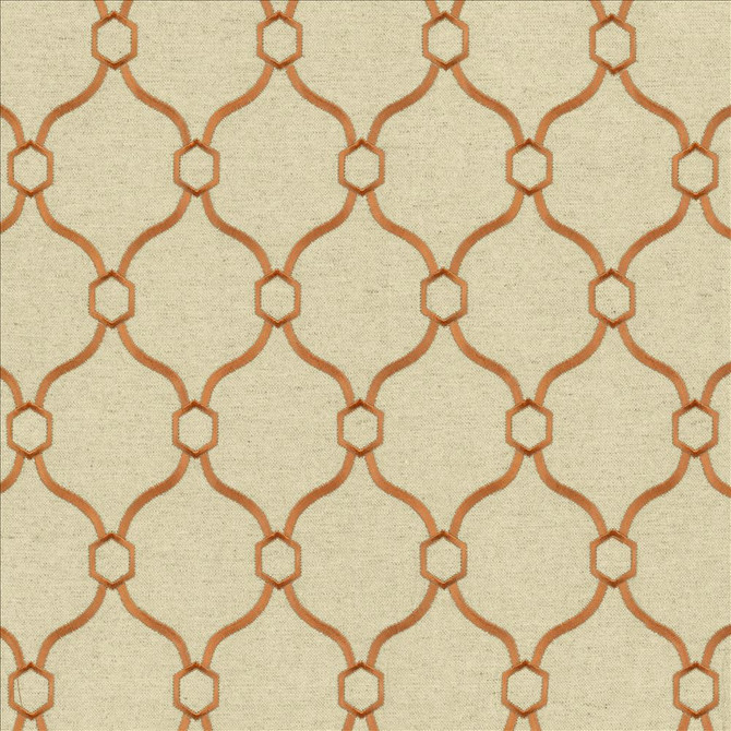 Braxton Copper by Kasmir Designer Fabric See sample 32% Viscose
30% Polyester
26% Linen
12% Rayon
 CHINA 60,000 Wyzenbeek Double Rubs </p><p>Repeat: Horizontal: 3 6/8 inches and Vertical: 5 inches 54 - Swanky Fabrics -