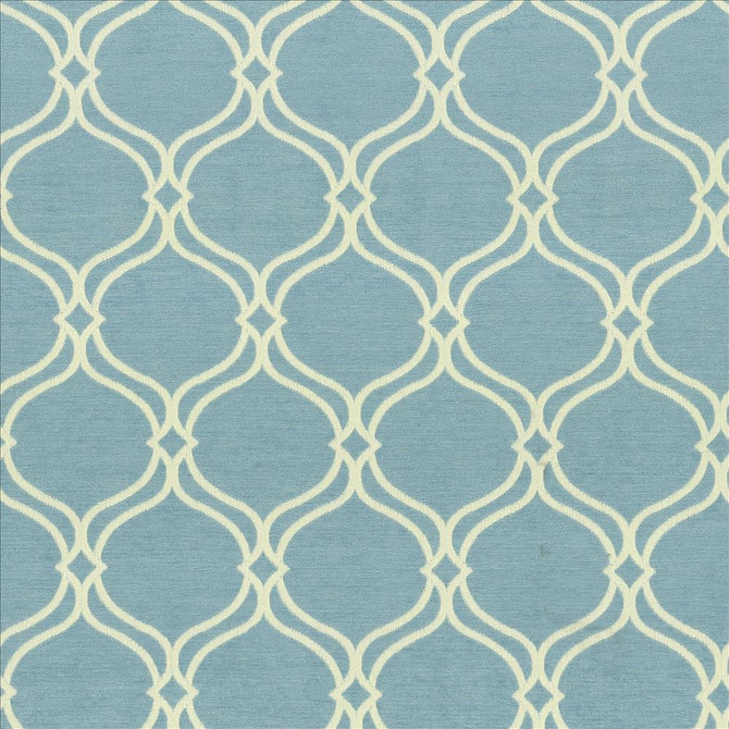 Breslin Aquamarine by Kasmir Designer Fabric 5089 100% Polyester
 CHINA </p><p>Repeat: Horizontal: 5 inches and Vertical: 7 2/8 inches 58 - Swanky Fabrics -