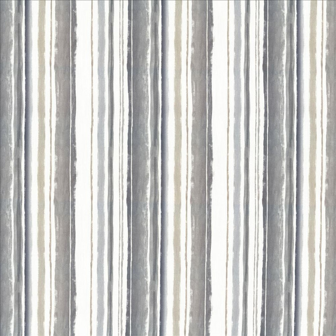 Brookmere Stripe Slate by Kasmir Designer Fabric 5078 100% Cotton
 INDIA 3,000 Wyzenbeek Double Rubs </p><p>Repeat: Horizontal: 13 4/8 inches and Vertical: N/A 54 - Swanky Fabrics -