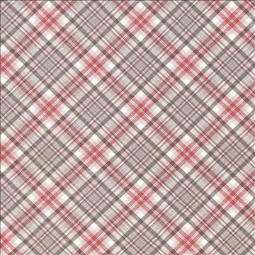 Campagne Plaid Pink Flannel by Kasmir Designer Fabric 5064 55% Cotton 45% Polyester SPAIN 20,000 Wyzenbeek Double Rubs H: 12 4/8 inches, V: 12 4/8 inches 54 - 56 - Swanky Fabrics - Kasmir