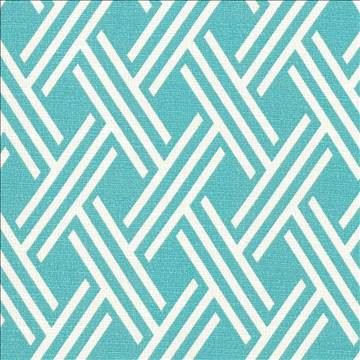 Canton Trellis Aqua by Kasmir Designer Fabric 5073 100% Cotton PAKISTAN 15,000 Wyzenbeek Double Rubs H: 3 inches, V: 5 1/8 inches 54 - 55 - Swanky Fabrics - Kasmir