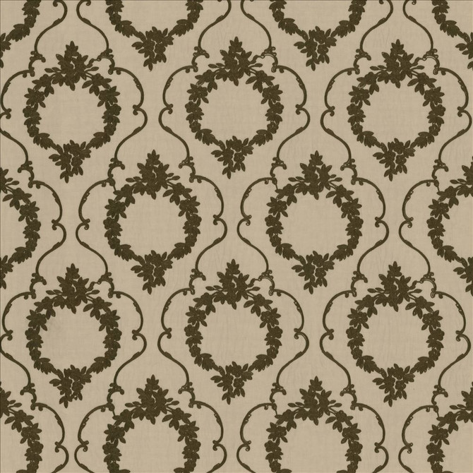 Carlotta Gray by Kasmir Designer Fabric 1444 100% Polyester
Embroidery
100% Polyester
 CHINA </p><p>Repeat: Horizontal: 11 6/8 inches and Vertical: 16 2/8 inches 101 - 110 - Swanky Fabrics -
