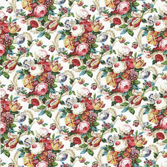 Carreaux Spring by Kasmir Designer Fabric 5064 100% Cotton
 USA </p><p>Repeat: Horizontal: 27 inches and Vertical: 27 inches 54 - Swanky Fabrics -