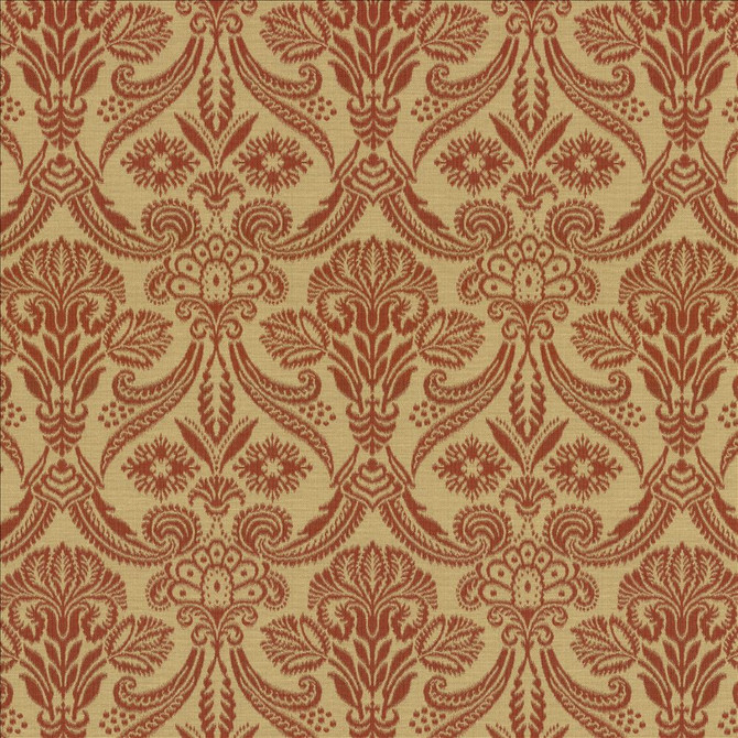 Carriage House Persimmon by Kasmir Designer Fabric 5121 58% Cotton
42% Polyester
 TURKEY </p><p>Repeat: Horizontal: 14 inches and Vertical: 14 inches 55 - Swanky Fabrics -