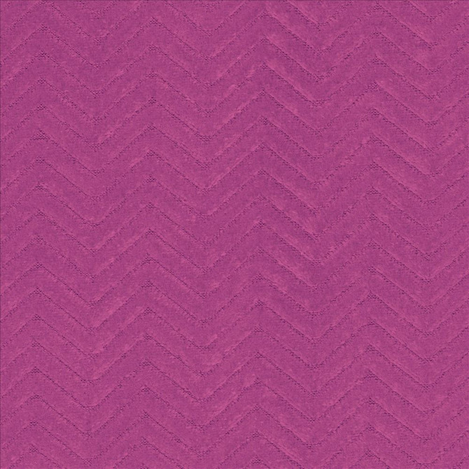 Chevreau Chevron Fuschia  by Kasmir Designer Fabric 5096 100% Polyester
 CHINA 60,000 Wyzenbeek Double Rubs Horizontal: 1 2/8 inches and Vertical: 2/8 inches 56  - Swanky Fabrics -
