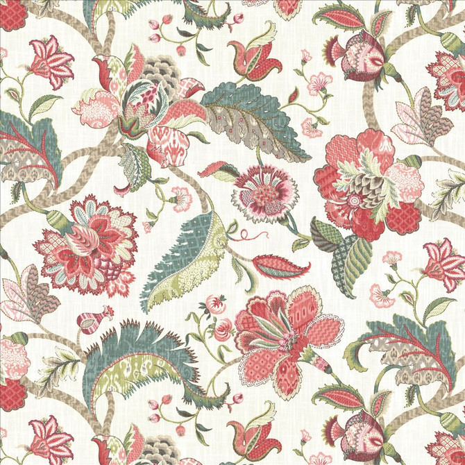 Darby Hill Raspberry  by Kasmir Designer Fabric 5080 100% Cotton
 USA 15,000 Wyzenbeek Double Rubs Horizontal: 54 inches and Vertical: 27 inches 54  - Swanky Fabrics -