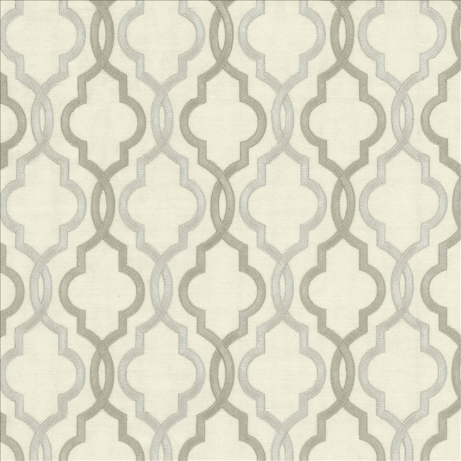 Della Platinum by Kasmir Designer Fabric 5156 88% Rayon 12% Polyester INDIA Not Tested Horizontal: 4 6/8 inches and Vertical: 6 3/8 inches 51 - 56 - Swanky Fabrics -