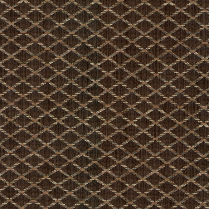 Diamonside Chocolate  by Kasmir Designer Fabric 5084 55% Polyester
45% Rayon
 CHINA 25,000 Wyzenbeek Double Rubs Horizontal: 1 2/8 inches and Vertical: 4/8 inches 55  - Swanky Fabrics -