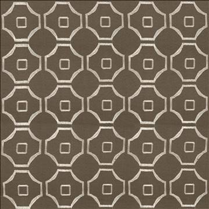 Exmore Taupe by Kasmir Designer Fabric 5068 100% Polyester Embroidery Contents 100% Polyester CHINA Not Tested H: 3 6/8 inches, V: 3 6/8 inches 57 - 58 - Swanky Fabrics - Kasmir