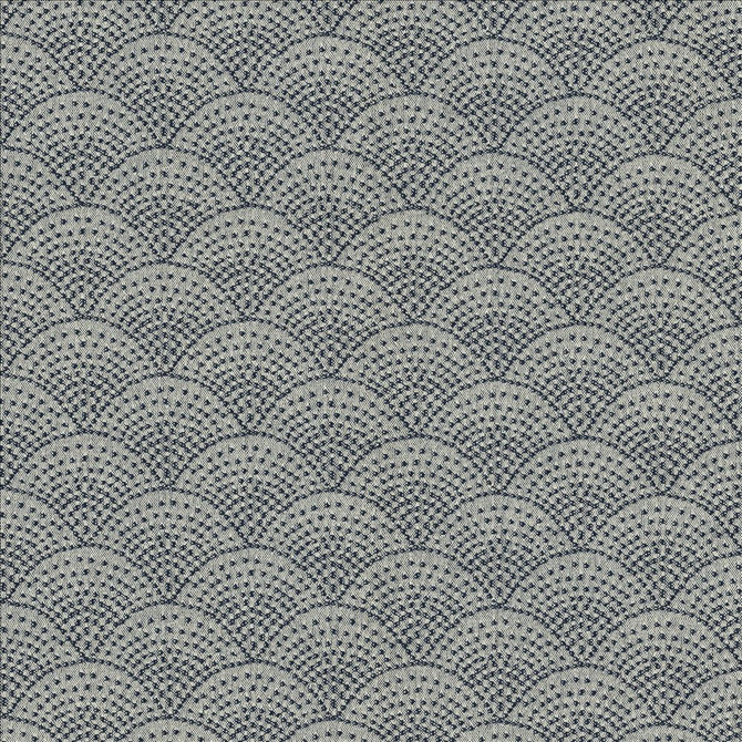Fishscales Slate by Kasmir Designer Fabric 5125 80% Recycled Cotton
20% Polyester
 USA </p><p>Repeat: Horizontal: 4 6/8 inches and Vertical: 3 6/8 inches 54 - Swanky Fabrics -
