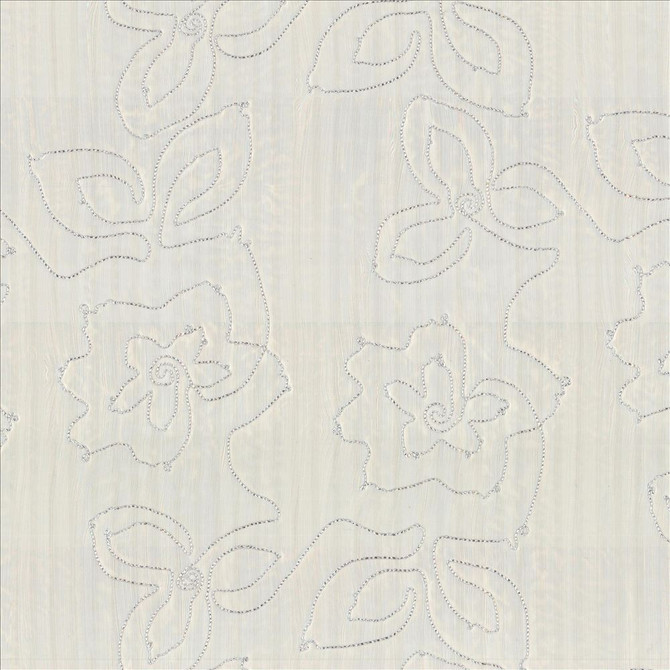 Garden Delight Sterling by Kasmir Designer Fabric See sample 100% Polyester
Embroidery
100% Polyester
 CHINA Not Tested </p><p>Repeat: Horizontal: 18 4/8 inches and Vertical: 17 inches 91 - Swanky Fabrics -