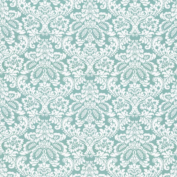 Gavroche Turquoise by Kasmir Designer Fabric 5065 100% Cotton
 USA </p><p>Repeat: Horizontal: 27 inches and Vertical: 25 2/8 inches 54 - Swanky Fabrics -