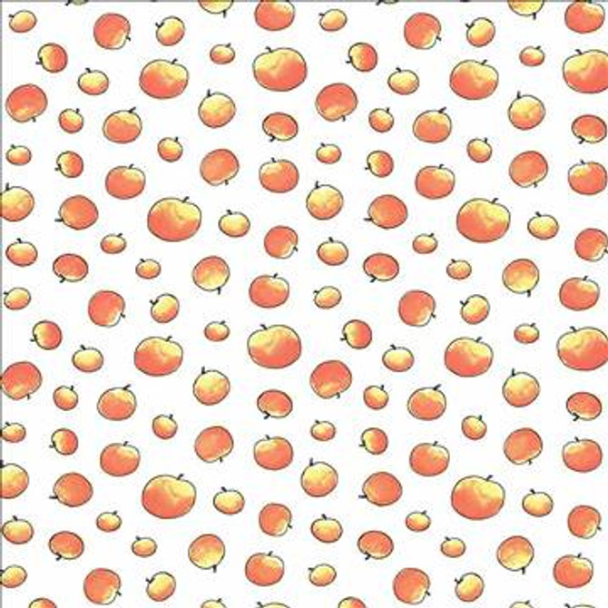 Giant Peaches Peachy by Kasmir Designer Fabric 1445 100% Cotton TURKEY Not Tested H: 13 4/8 inches, V: 12 5/8 inches 55 - Swanky Fabrics - Kasmir