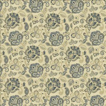 Go For Baroque Blue by Kasmir Designer Fabric