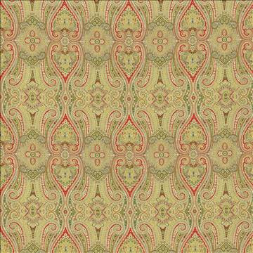 Grand Paisley Honeysuckle by Kasmir Designer Fabric 5079 100% Cotton CHINA 51,000 Wyzenbeek Double Rubs H: 13 4/8 inches, V: 25 2/8 inches 54 - Swanky Fabrics - Kasmir