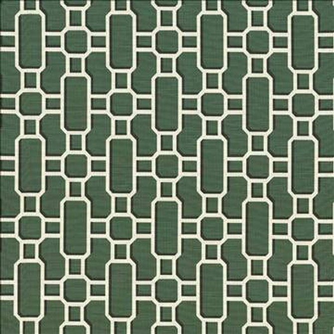Hakkasan Fret Emerald by Kasmir Designer Fabric 5074 100% Cotton USA 15,000 Wyzenbeek Double Rubs H: 9 inches, V: 12 5/8 inches 54 - Swanky Fabrics - Kasmir