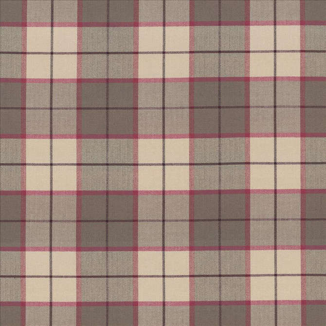 Hemingway Plaid Berry by Kasmir Designer Fabric 1446 50% Polyester
50% Viscose
 CHINA </p><p>Repeat: Horizontal: 11 2/8 inches and Vertical: 11 2/8 inches 57 - Swanky Fabrics -