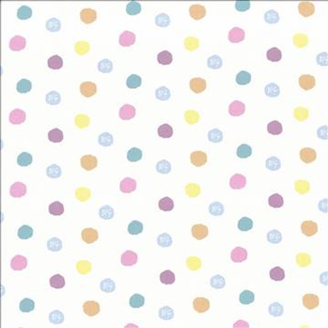 Hopscotchy Spot Pastel by Kasmir Designer Fabric 1445 100% Cotton TURKEY Not Tested H: 9 1/8 inches, V: 6 3/8 inches 55 - Swanky Fabrics - Kasmir