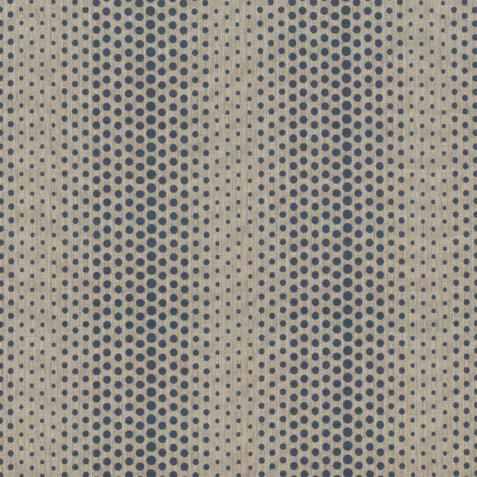Hot Spots Prussian by Kasmir Designer Fabric 1436 42% Acrylic 33% Polyester 25% Cotton TURKEY 31,000 Martindale Cycles Horizontal: 13 4/8 inches and Vertical: 1 inches 54 - Swanky Fabrics -