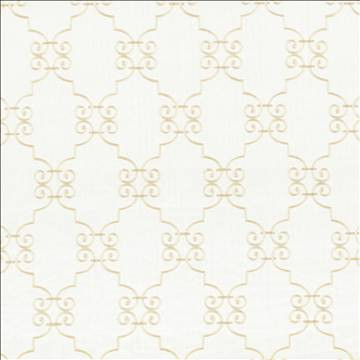 Ionic Scroll Snowflake by Kasmir Designer Fabric 5111 100% Polyester CHINA Not Tested H: 7 4/8 inches, V: 12 inches 52 - 59 - Swanky Fabrics - Kasmir