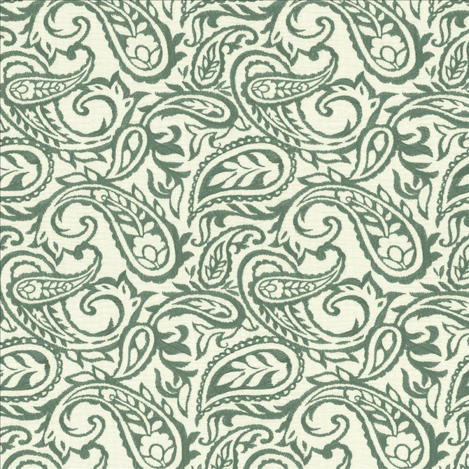 Kahala Paisley Marine by Kasmir Designer Fabric 1450 52% Linen
48% Cotton
 INDIA </p><p>Repeat: Horizontal: 17 inches and Vertical: 14 7/8 inches 51 - Swanky Fabrics -