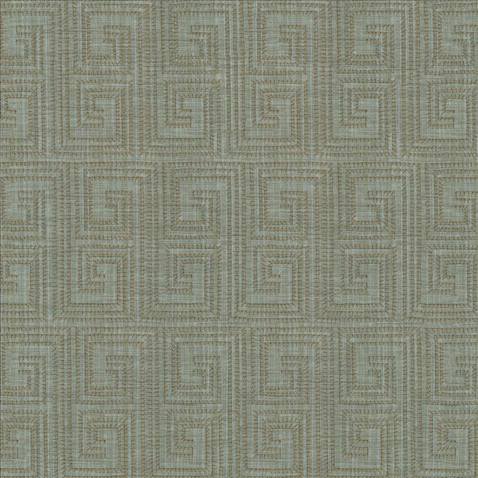 Labyrinth Monsoon  by Kasmir Designer Fabric 1443 65% Cotton
35% Polyester
Embroidery
100% Rayon
 INDIA 3,000 Wyzenbeek Double Rubs Horizontal: 3 2/8 inches and Vertical: 6 1/8 inches 52  - Swanky Fabrics -