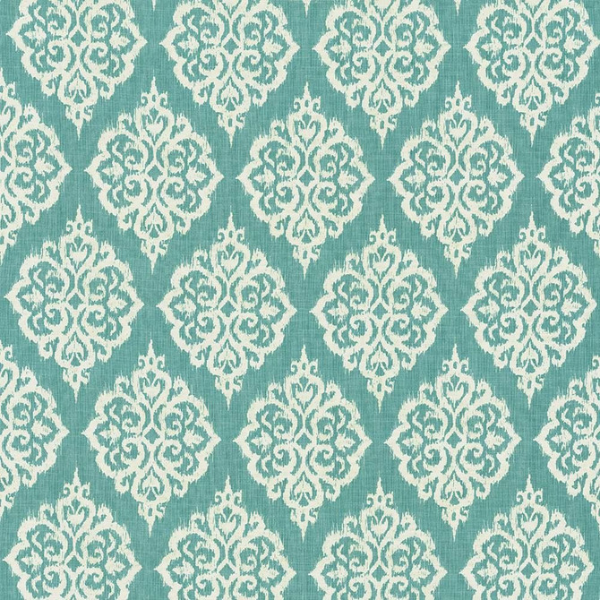 Lacroix Caribbean  by Kasmir Designer Fabric 5107 75% Cotton
25% Linen
 CHINA 12,000 Wyzenbeek Double Rubs Horizontal: 13 4/8 inches and Vertical: 24 4/8 inches 54  - Swanky Fabrics -