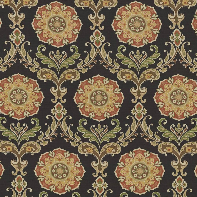 Leclaire Espresso  by Kasmir Designer Fabric 1433 100% Cotton
 SOUTH KOREA 15,000 Wyzenbeek Double Rubs Horizontal: 13 4/8 inches and Vertical: 27 inches 54  - Swanky Fabrics -
