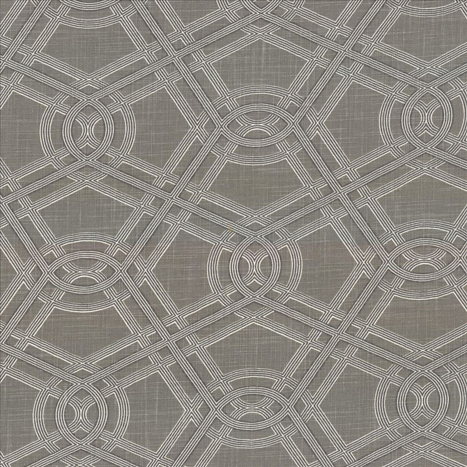 Macrame Graphite by Kasmir Designer Fabric 5085 55% Linen
45% Cotton
 CHINA </p><p>Repeat: Horizontal: 13 4/8 inches and Vertical: 12 2/8 inches 54 - Swanky Fabrics -