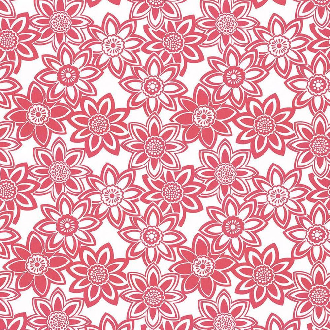 Mahina Hot Pink  by Kasmir Designer Fabric 5106 100% Cotton
 USA 51,000 Wyzenbeek Double Rubs Horizontal: 27 inches and Vertical: 24 6/8 inches 53  - Swanky Fabrics -