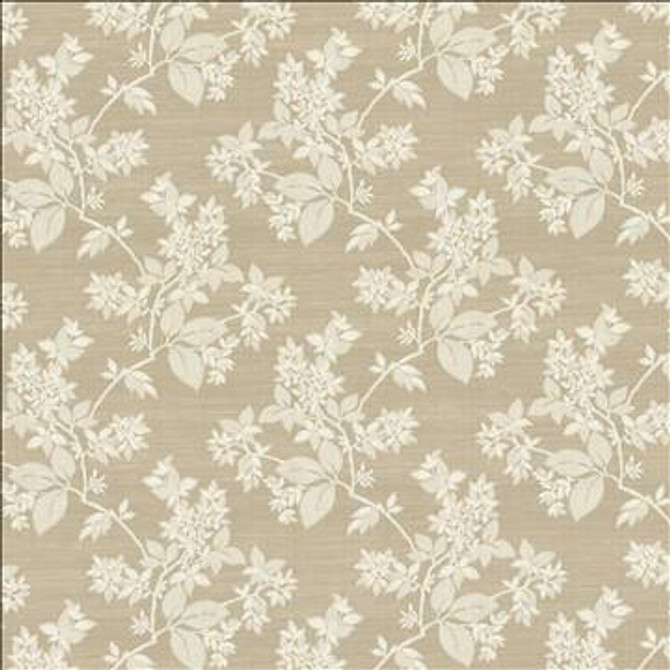 Meadow View Dove by Kasmir Designer Fabric 1449 67% Polyester 33% Cotton INDIA 28,000 Martindale Cycles H: 13 6/8 inches, V: 15 inches 53 - Swanky Fabrics - Kasmir