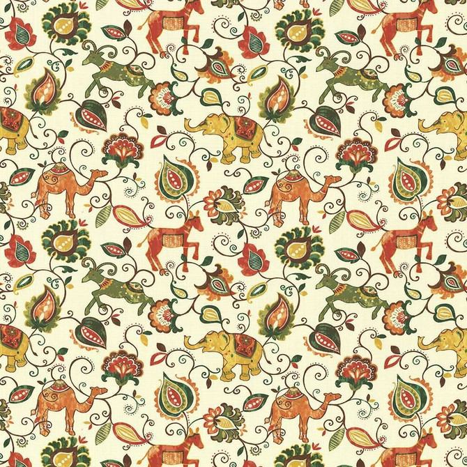 Menagerie Rodeo by Kasmir Designer Fabric 1434 100% Cotton
 INDONESIA </p><p>Repeat: Horizontal: 27 inches and Vertical: 27 inches 54 - 55 - Swanky Fabrics -